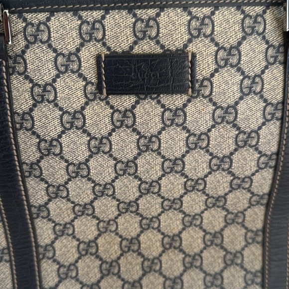Gucci Joy Medium Tote Navy Authentic - Picture 4 of 10